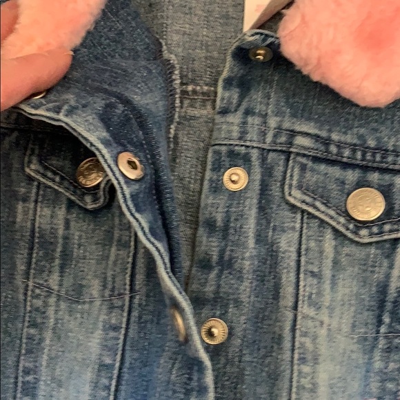 Toddler Embroidered Jean Jacket. Sz 24 mos - Picture 3 of 5